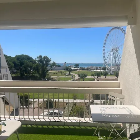 Apartment Studio Vue Mer Avec Terrasse, Ascenseur Et Garage A 6Mn A Pied La Grande-Motte